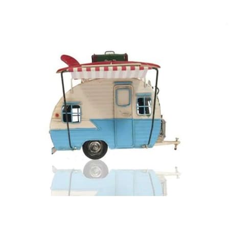 Vigilancia Piggy Bank & Picture Frame Camper Trailer Model; Multi Color VI3090686